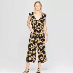 Xhilaration Floral Jumpsuit XXL